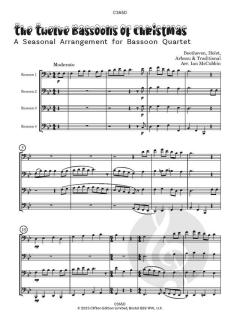 The 12 Bassoons of Christmas von Ian McCubbin (Download) 