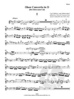 Oboe Concerto in D (Rtt 30) von Carl Ditters von Dittersdorf 