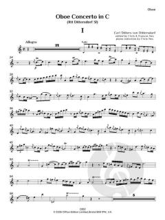 Oboe Concerto in C (Rtt 31) von Carl Ditters von Dittersdorf 