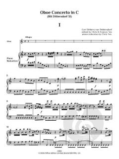 Oboe Concerto in C (Rtt 31) von Carl Ditters von Dittersdorf 