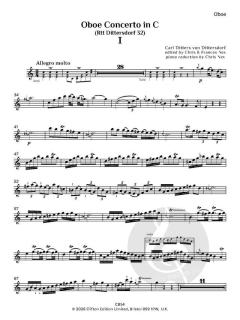 Oboe Concerto in C (Rtt 32) von Carl Ditters von Dittersdorf 