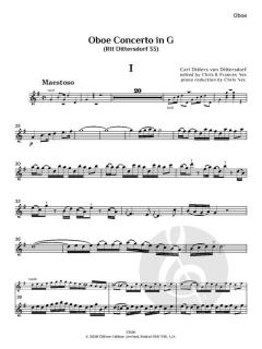 Oboe Concerto in G (Rtt 33) von Carl Ditters von Dittersdorf 