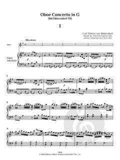 Oboe Concerto in G (Rtt 33) von Carl Ditters von Dittersdorf 