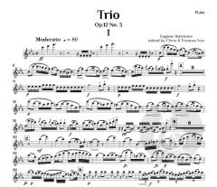 Trio op. 12 No. 3 in C minor von Eugène Walckiers 