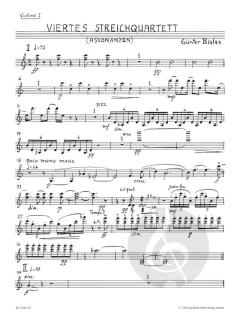 Viertes Streichquartett "Assonanzen" von Günter Bialas (Download) 
