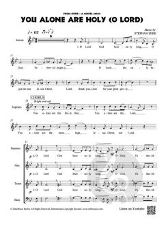 You Alone Are Holy - Oh Lord von Stephan Zebe (Download) 