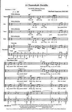 A Chanukah Dreidle Percussion von Michael Isaacson (Download) 