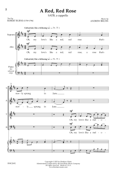 A Red, Red Rose von Andrew Bruhn (Download) 