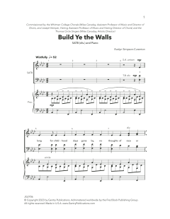 Build Ye The Walls von Evelyn Simpson-Curenton 