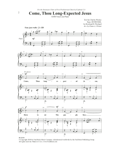 Come, Thou Long-Expected Jesus von Charles Wesley (Download) 