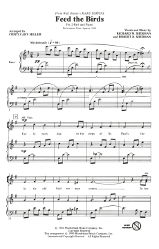 Feed The Birds From Mary Poppins von Robert Bernard Sherman (Download) 