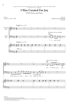 I Was Created For Joy von Bradley Ellingboe (Download) 