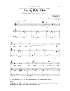 Let My Light Shine von D. Shawm Berry (Download) 