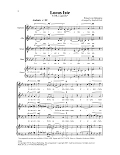 Locus Iste von Ernst von Dohnanyi (Download) 