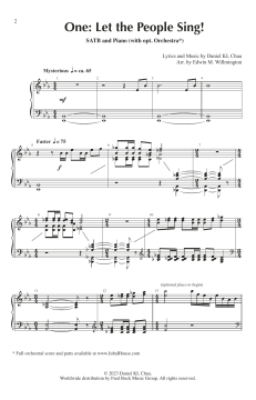 One: Let the People Sing von Daniel K L Chua (Download) 