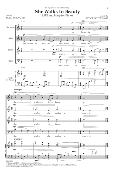 She Walks in Beauty von Taylor Scott Davis (Download) 