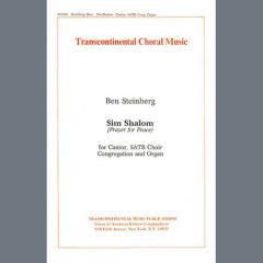Sim Shalom (Prayer For Peace) Cantor, Congregation, Organ von Ben Steinberg (Download) 