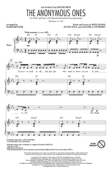 The Anonymous Ones von Benj Pasek (Download) 