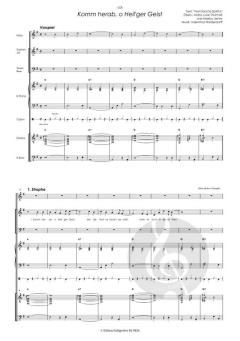 Geist des Herrn, sei mein Rückenwind 1 - 6 Chor- und Kalvierpartituren von Johann Simon Kreuzpointner 