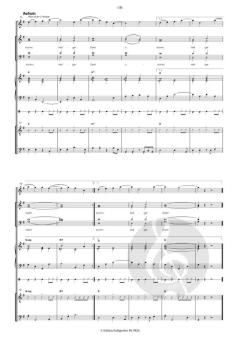 Geist des Herrn, sei mein Rückenwind 1 - 6 Chor- und Kalvierpartituren von Johann Simon Kreuzpointner 