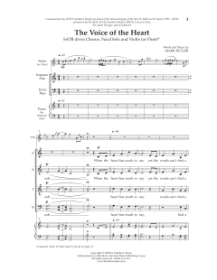 The Voice of the Heart von Mark Butler (Download) 