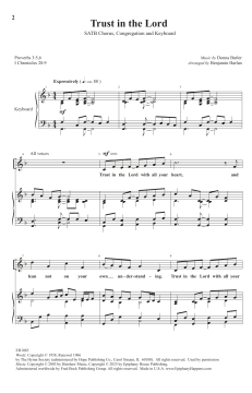 Trust in the Lord von Donna J. Butler (Download) 