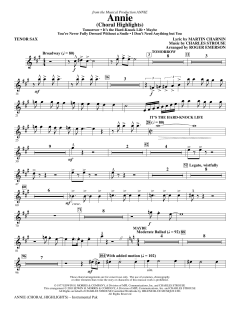 Annie (Choral Highlights) von Charles Strouse (Download) 