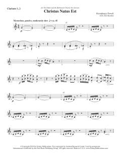 Christus Natus Est von Rosephanye Powell (Download) 
