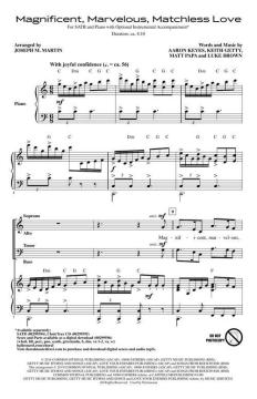 Magnificent, Marvelous, Matchless Love von Keith Getty (Download) 