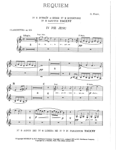 Requiem von Gabriel Fauré (Download) 
