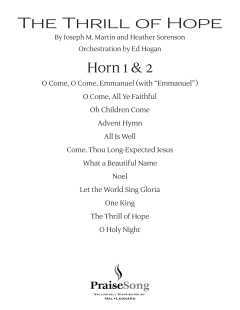 The Thrill of Hope von Michael W. Smith (Download) 