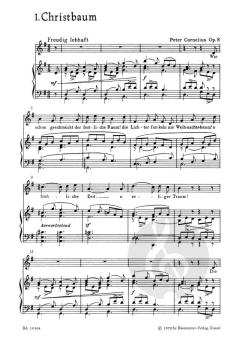 Weihnachtslieder op. 8 von Peter Cornelius (Download) 