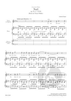 Noël op. 43/1 N 89 von Gabriel Fauré (Download) 