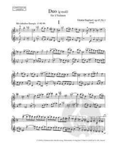 Duo op. 47 Nr. 1 von Günter Raphael (Download) 