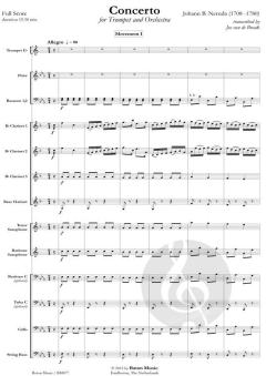 Concerto For Trumpet von Johann Baptist Georg Neruda (Download) 
