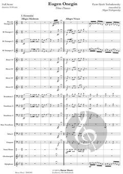 3 Dances from Eugen Onegin von Peter Iljitsch Tschaikowsky (Download) 