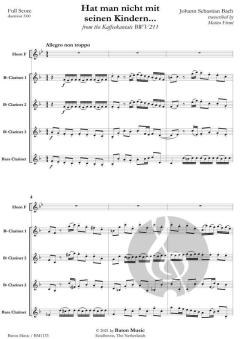 Hat man nicht mit seinen Kindern… von Johann Sebastian Bach (Download) 
