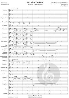 Air des Lettres from The Opera Werther von Jules Massenet (Download) 