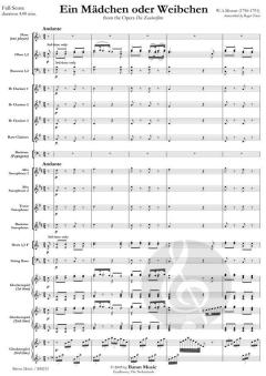 Ein Mädchen oder Weibchen from The Opera Die Zauberflöte von Wolfgang Amadeus Mozart (Download) 