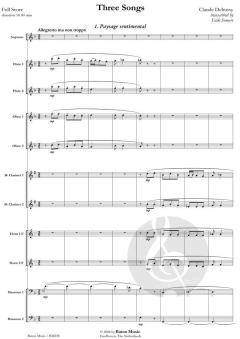 Three Songs von Claude Debussy (Download) 