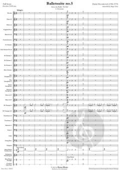 Ballet Suite nr. 5 von Dmitri Schostakowitsch (Download) 
