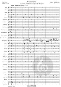 Variations On A Theme From Romeo And Juliet By Prokofiev (Grigory Kalinkovich) 