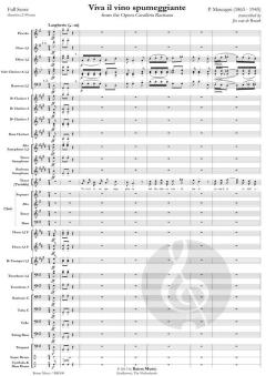Viva il vino spumeggiante von Pietro Mascagni (Download) 