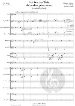 Ich bin der Welt abhanden gekommen von Gustav Mahler (Download) 