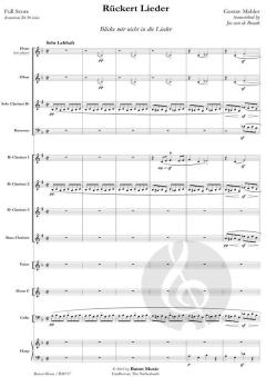Rückert Lieder von Gustav Mahler (Download) 