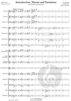 Introduction, Theme and Variations von Gioacchino Rossini (Download) 