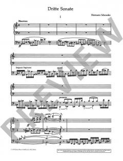 Dritte Sonate von Hermann Schroeder 