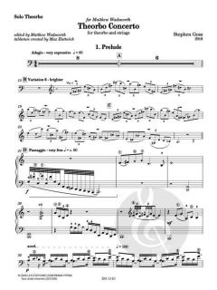 Theorbo Concerto von Stephen Goss 