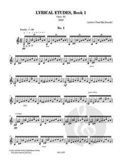 Lyrical Etudes, Book 1 von Andrew Paul Macdonald 