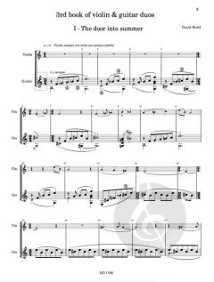 3rd book of violin & guitar duos von David Braid 